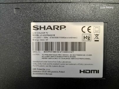 Kúpim TV SHARP 49CFG6001E