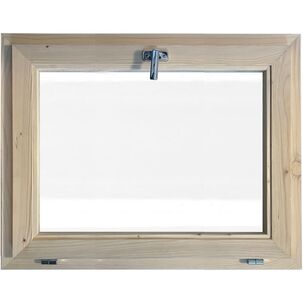 Okno 90/60 ditherm sklo - sklápěcí, masiv smrk
