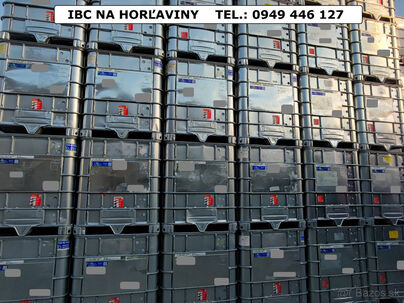 Predám celooplechované 1000L IBC kontajnery