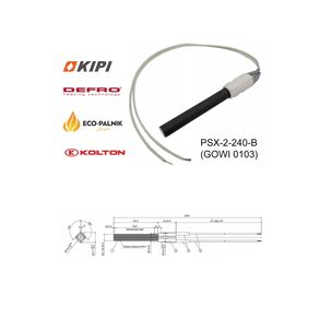 Zapaľovacia keramická špirála (žhavič) PSX-2-240-B