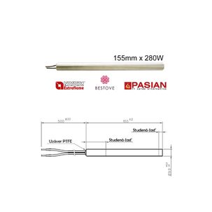 Zapaľovacia špirála pre peletkovú pec 280W HT62686