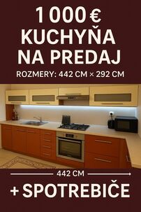 Kuchynská linka so spotrebičmi