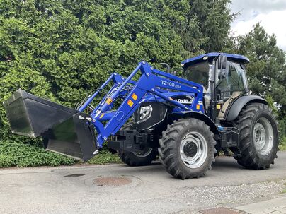Traktor LOVOL M1104, výkon 110 koní s čelným nakladačom