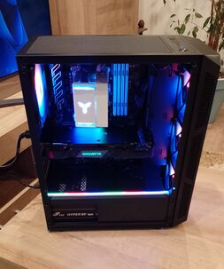 Herný ARGB PC–Ryzen 5+RTX 3060 Ti+32 GB RAM+NVMe+SSD