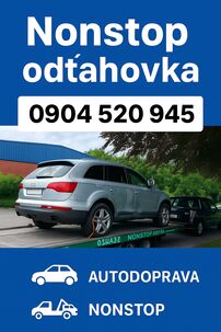 AUTODOPRAVA – SŤAHOVANIE – PREPRAVA OSÔB – ODŤAH VOZIDIEL