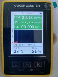 Digitálněgrafický radiační detektor