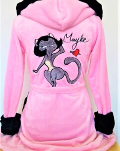 Kvalitne damske vysivane teple zupany s kapucnou Poppy NOVE