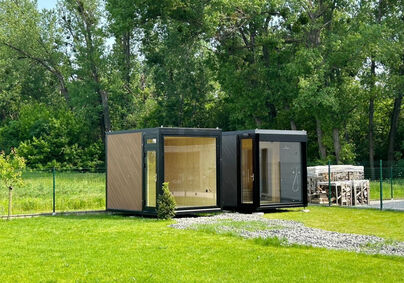 Predám mobilný, zateplený, moderný, dizajnový domček z ocele