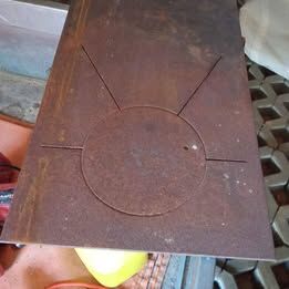 Oceľová Platňa na sporák 39,5 x 64,5 cm