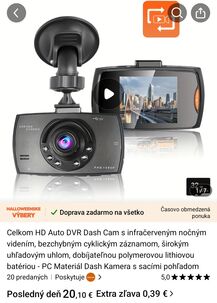 Video kamera do auta