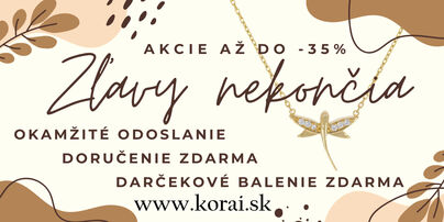 Veľké zľavy na šperky zo 14k zlata Korai