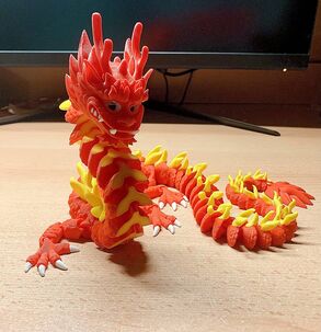 Flexibilný Čínsky drak