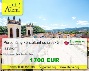 Personálny konzultant pre srbský a chorvátsky trh