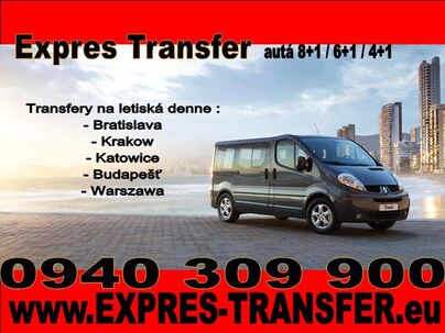 Preprava osob Poprad - Vieden Schwechat letisko Wienna