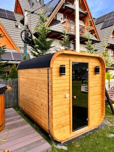 Záhradná sauna 250 cm elektrická pec