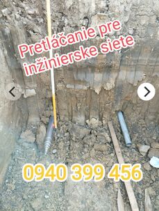 Pretlak pod cestou,  pretlaky, prepich