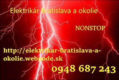 Elektrikár Bratislava -kontrola elektroinštalácií