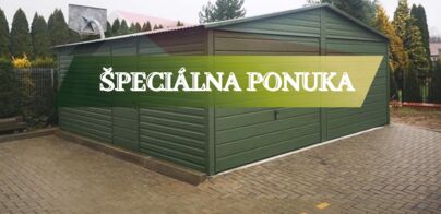 Plechová garáž 6x6