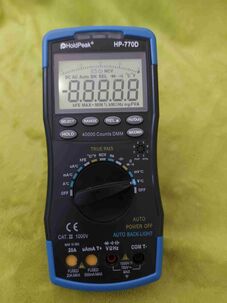 nový moltimeter Holdpeak HP770D