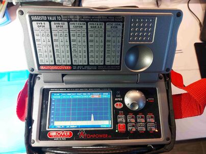 Analyzátor satelitního a televizního signálu