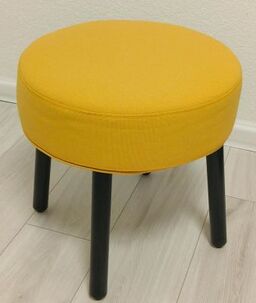 Ikea Taburetka žltá 47x47cm