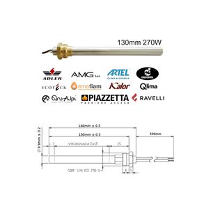Zapaľovacia špirála 270W s 3/8 závitom Artel