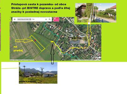 Dolná Tižina 15 km od Žiliny -na predaj pozemok