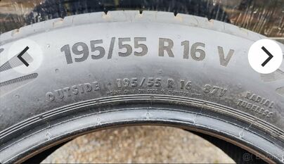 4ks letné pneu 195/55 R16 V