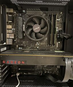 PC zostava: AMD Ryzen 5 2600, 16GB DDR4 RAM, GPU RX Vega 8GB