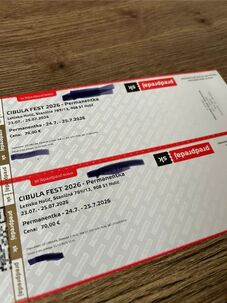 2 permanentky na tohtoročný Cibula fest 2026