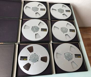 Ampex 407 /  26,5cm (10,5") Alu kotuce