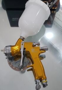 Nová Profi Lakovacia / Striekacia pištoľ gti pro 1.3mm