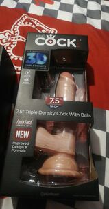 Realistické dildo King Cock Triple Density