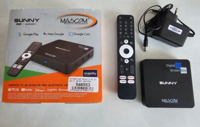 MASCOM SUNNY Android 12 4K UHD TV box
