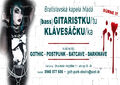 Hľadáme (bass)gitaristku/tu, klávesáčku/ka_Darkwave Postpunk
