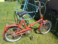 Mestský skladací bicykel na fotkách