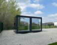 Predám mobilný, zateplený, moderný, dizajnový domček z ocele