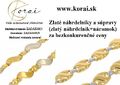 Zlaté náhrdelníky a súpravy (zlatý náhrdelník+zlatý náramok)