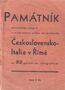 PREDAM Pamatnik CSR-ITA 1934